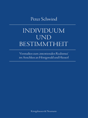cover image of Individuum und Bestimmtheit